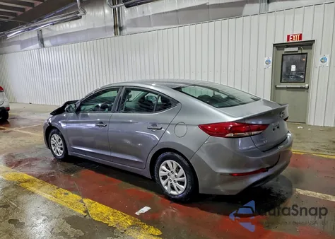 2018 Hyundai Elantra Se from USA, damaged, VIN 5NPD74LF1JH257953